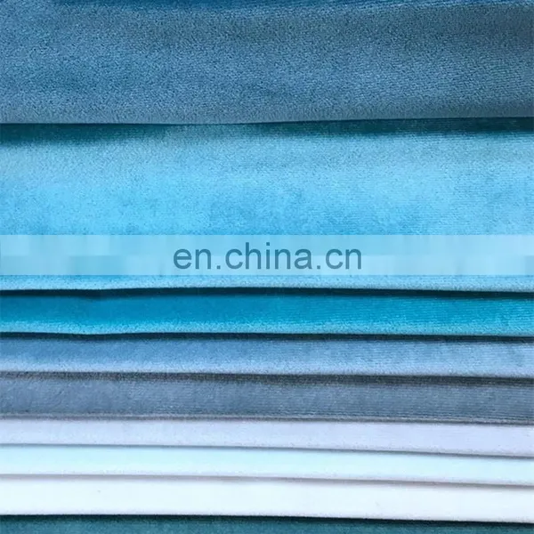 90 Colors in Stock Dutch Fabric Sofa Fabric Velvet Pillow Mat Fabric photo-2
