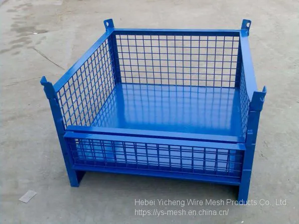 Industrial Stackable Storage Wire Mesh Container photo-2