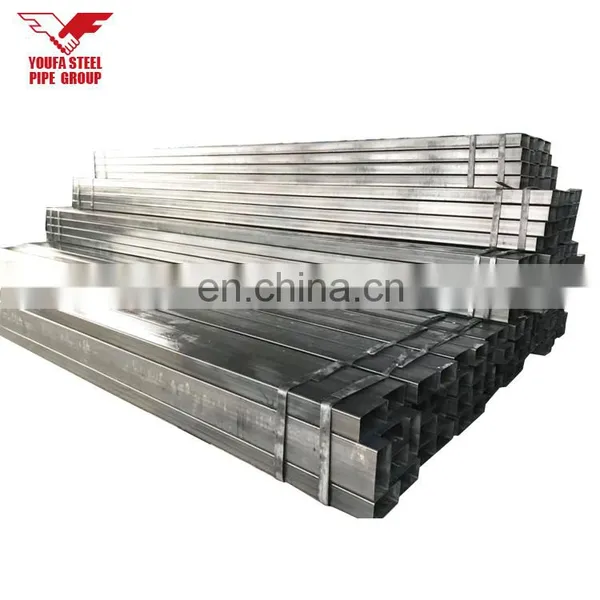 Popular ASTM A500 GRB Low Carbon Mild HDG Square Steel Pipe photo-2