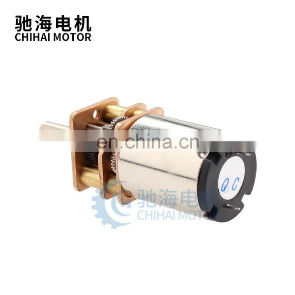 ChiHai Motor CHF-GM12-1215R Micro 12mm DC3V 6V 12V High Speed Mini Coreless Brushed dc Motor for Intelligent Door Lock photo-3