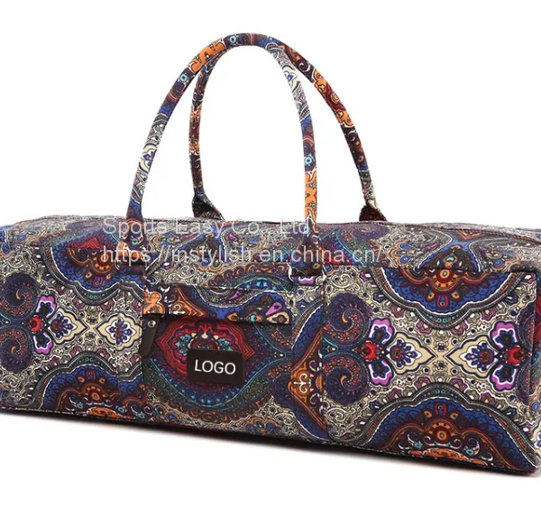 Fashionable Printing Large Multifunctional Sports Gym Bag for Fitness Girl photo-4