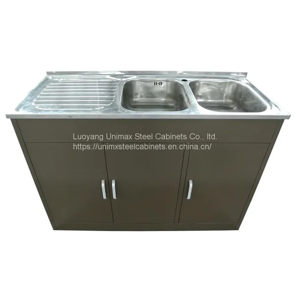 Chile Construction Wholesalers Distributors Kitchen Cabinet Kitchenette Metal Sink Base Cabinet photo-2
