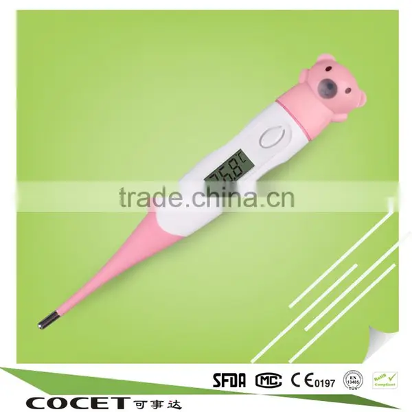 China Hot Sell Flexible Animal Cartoon Baby Kids Digital Thermometer With CE ROHS ISO EMC photo-4