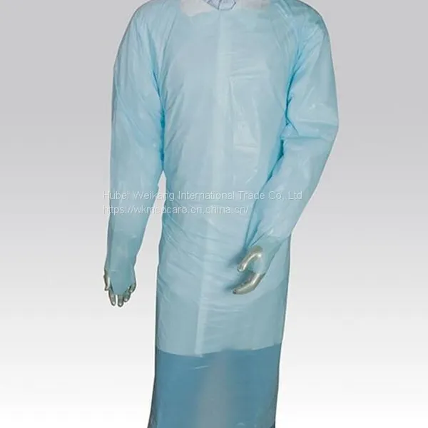 CPE Protection Gown Cpe Gowns Nonwoven Coverall Wholesale Disposable Non Woven Gown