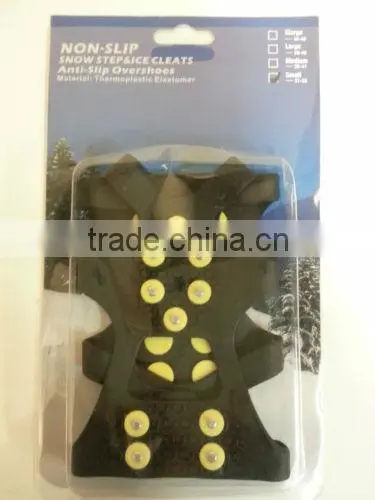 10 Spikes Non-slip Ice Gripper Rubber Shoe Covers photo-4