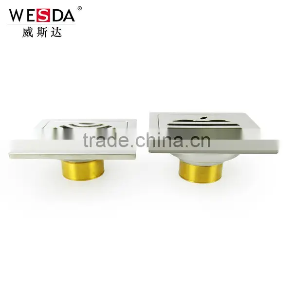 6mm Strainer WESDA Stainless Steel Floor Drain Shower Floor Drain Cover Anti-odor Floor Drain photo-3