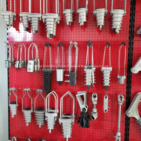 Aluminum Alloy Fiber Optic Cable Dead End Clamp / Anchor Clamp photo-4