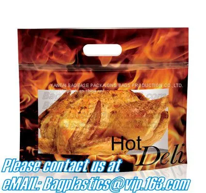 ROTISSERIE CHICKEN BAGS, MIRCOWAVE POUCH, HOT ROAST BAG, FRESH FRUIT VEGETABLE PACKAGING, CHERRY PACK photo-2