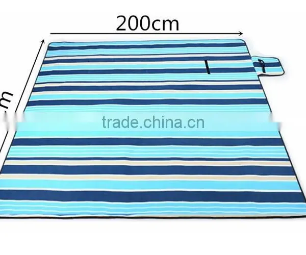Foldable Polyester Fleece Aluminum Film Back Waterproof Outdoor Mattress 2mx2m photo-3
