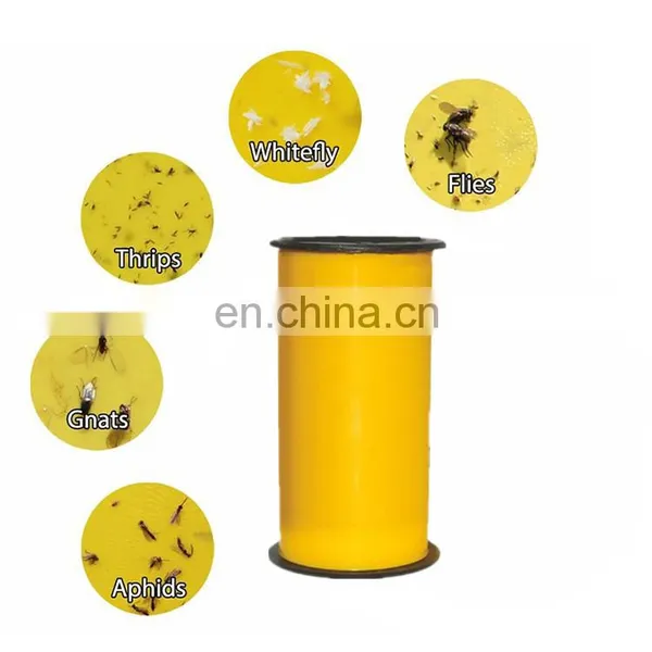 Yellow Sticky Insect Glue Trap Rolls For Trapping Flying Insect Pests photo-2