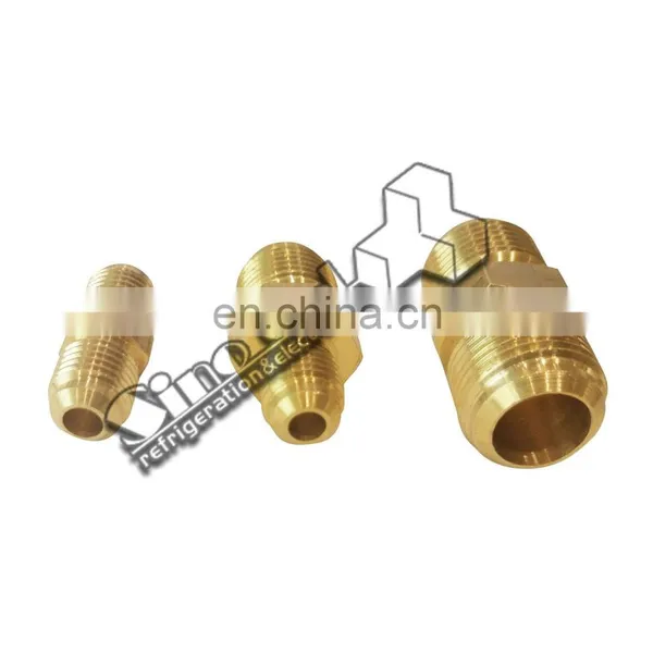 HVAC Air Conditioner Nut Fitting Coupling Connector Adapter Copper Refrigeration Forged Flare Brass Flare Union photo-4