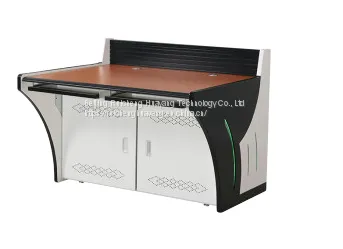Multimedia Monitoring and Control Machine Room Operation Console Command and Dispatching Console Industrial Control Console Center Video Control Monitoring Desk photo-2