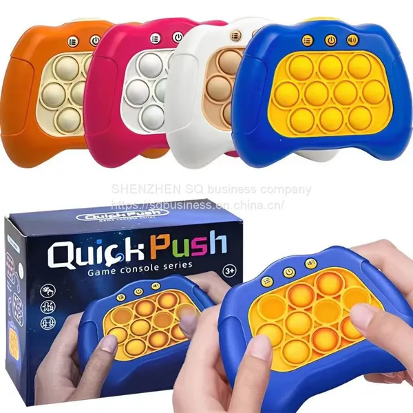 2023 Hot Selling Pop Quick Push Game Console Series Toys for Kids Breakthrough Puzzle Game Machine photo-5