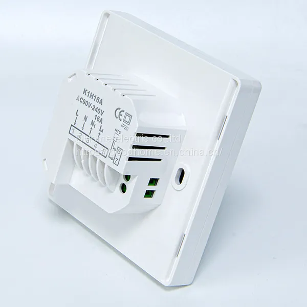 High Power 25A Electric Floor Heating Temperature Controller Wall Mounted Boiler Water Floor Heating Temperature Controller With Linkage photo-4