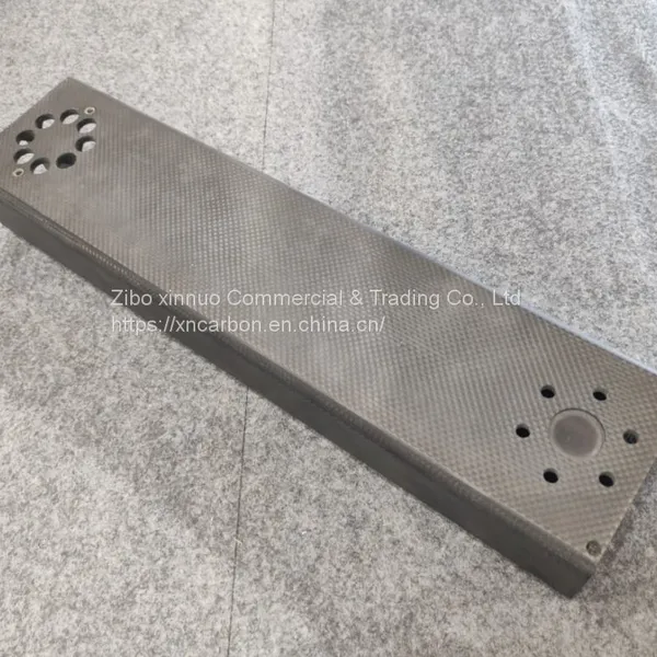 CNC Cutting High Stiff Light Weight Square Carbon Fiber Tube for Robot Arm photo-2