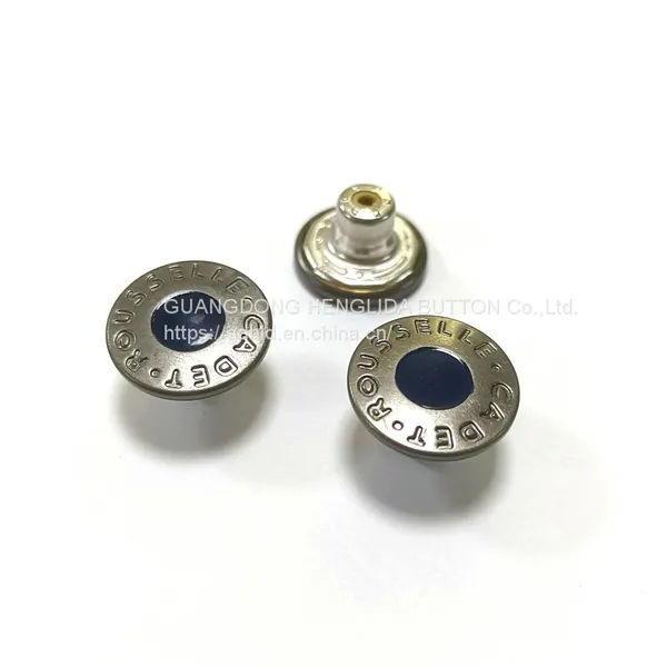 2023 Customized Wholesale Plating Brass Cowboy Button Jeans Buttons for Jeans Clothing photo-4