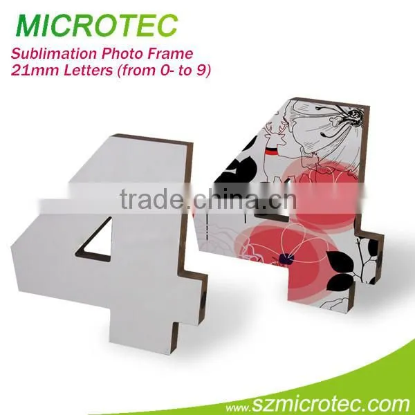 Sublimation MDF Letters photo-2