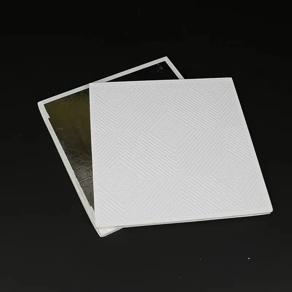 PVC Laminated Gypsum Ceiling Tiles