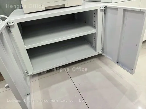 Heavy Duty Printer Stand With Wheels | Adjustable Shelf Base for Printers | Office Equipment Storage for Large Enterprises photo-2