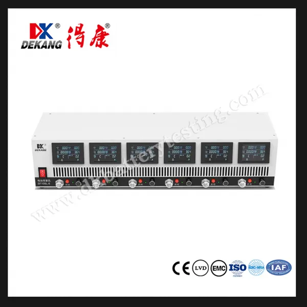 DEKANG SF100S 6‑Channel Lead‑Acid Lithium Battery Charge‑Discharge Tester Equalizer Pulse Repair Machine With IoT photo-2