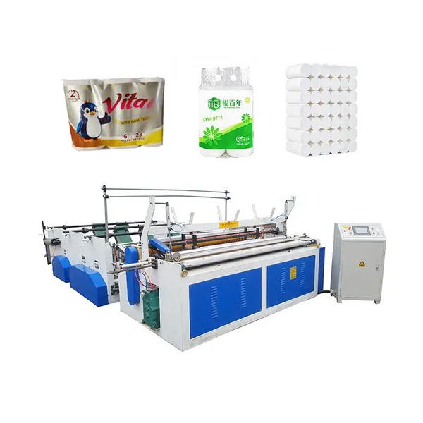 Low Cost Automatic Toilet Paper Roll Production Line Toilet Paper Rewinding Machine Tissue Manufacture photo-2