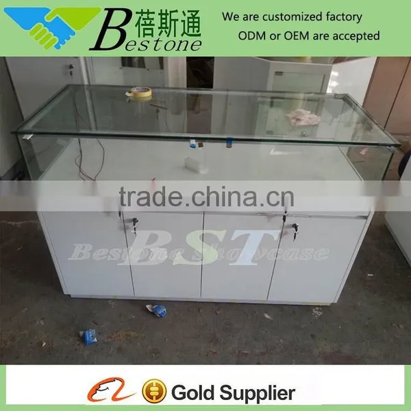 Tempered Glass Jewelry Showcases,wooden Jewelry Kiosk Showcase