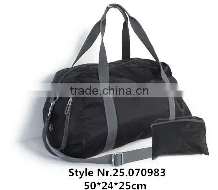2016 Plain Folding Travel Bag Lightweight Duffel Bag for Gym photo-6