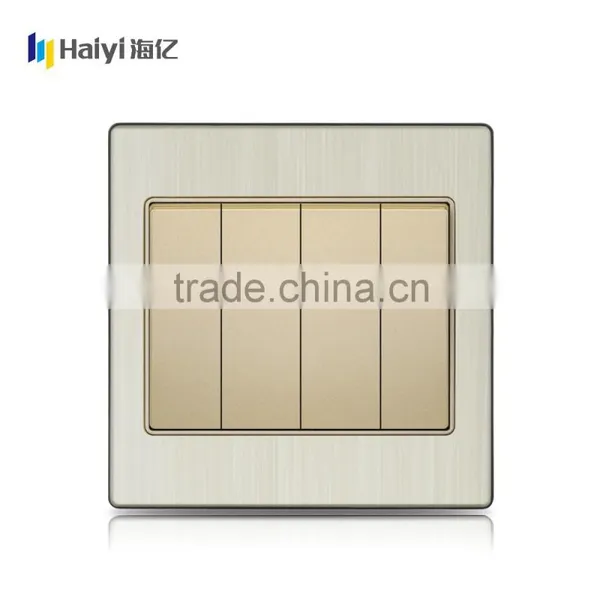 BS Standard Aluminum Metal Panel 2 Gang 13A Switch and Socket /electrical Switched Socket /wall Light Switch Quality Choice photo-5