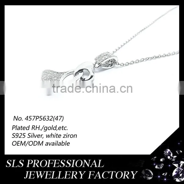 2014 Fashion 2 Heart Design 925 Silver Heart Pendant Jewelry Peace Sign Pendant for Girls and Best Friends ' Pendant photo-4