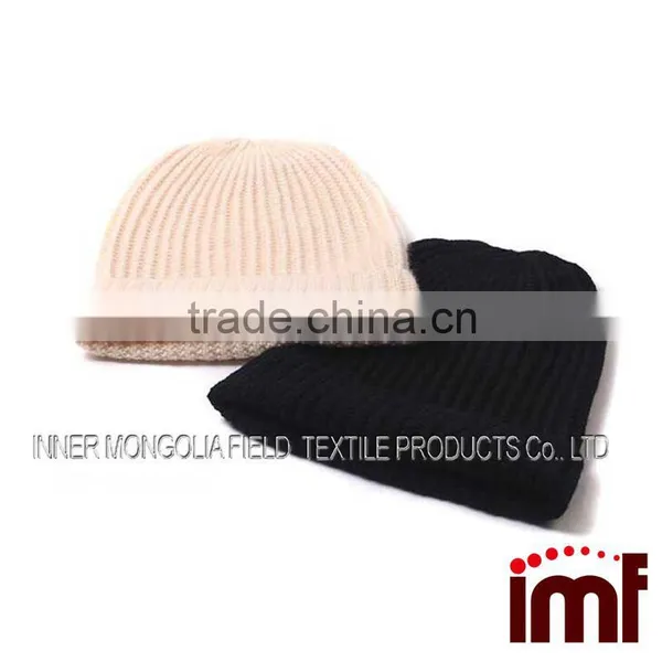 Knitted Pattern and Beanie Winter Hat Type Knitted Hat photo-3
