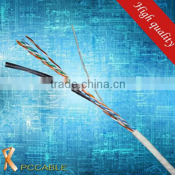 4*2*0.45mm Cat5 Ftp Copper Coated Steel Flat Ethernet Cable