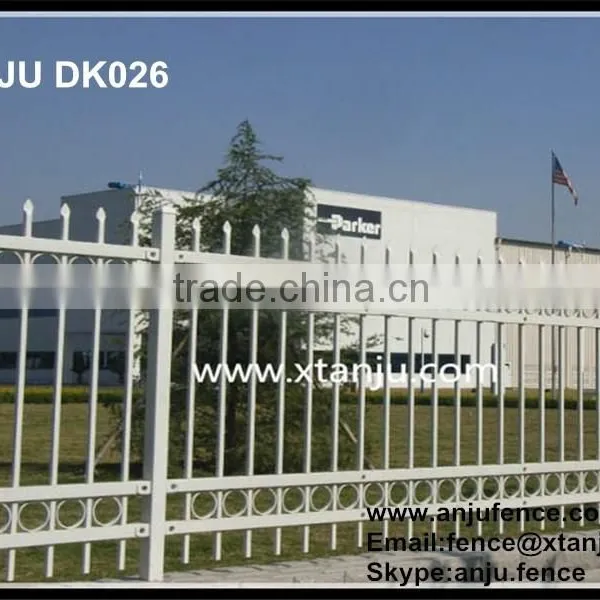 Powder Coated Zinc Steel Fence / Metal Fence