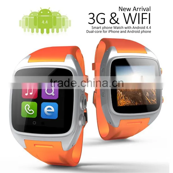 G-sensor E-Compass Gyroscope 1.54 Inch 3G WIFI bt 4.0 MTK Watch photo-3