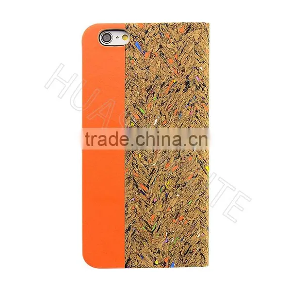 Stylish Natural Real Wood Flip Leather Case For IPhone6/6S photo-6