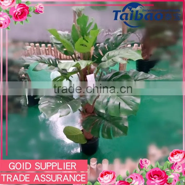 Online Wholesale Green Artificial Tropical Plants With Coiled Palm Fiber