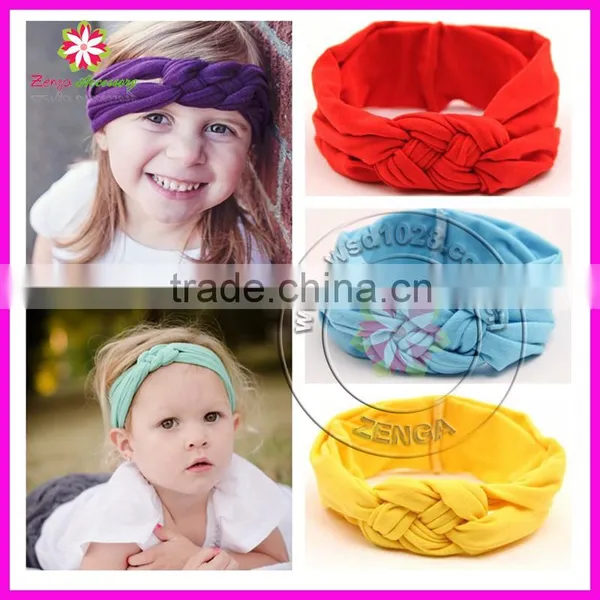 Baby Cotton Headband, Cotton Hair Band, Elastic Cotton Headband