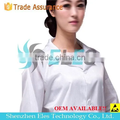 35% Cotton63% Polyester2% Conductive Fibre Antistatic Separated Clothes With High Quality photo-4