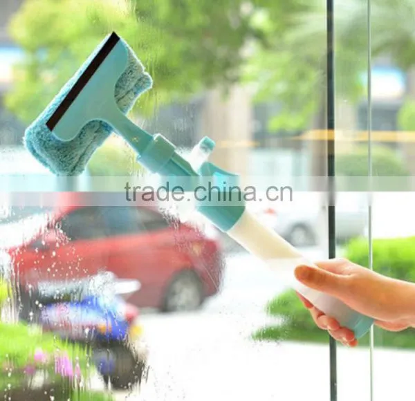 Window Cleaner With Spray Nozzle Car Brush Glass Cleaner