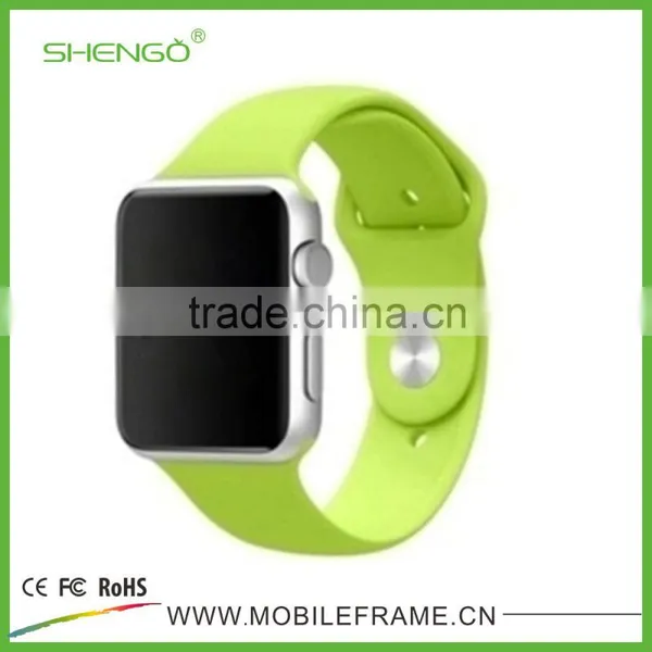SHENGO Wholesale Cheap Silicone Watch Band for Apple Watch photo-5