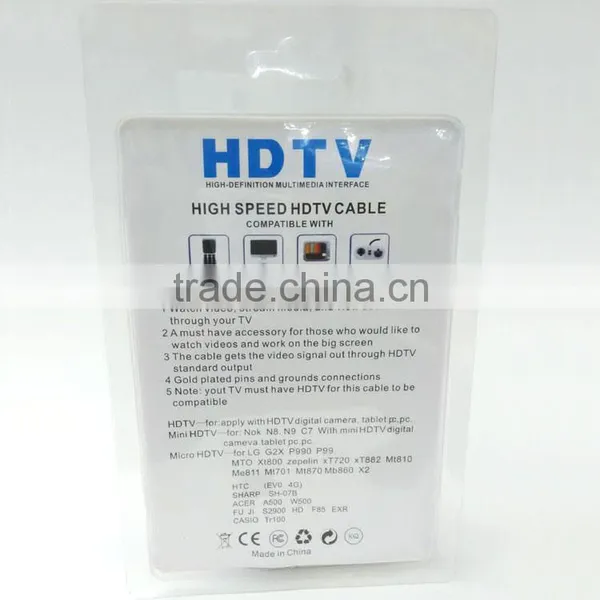Digital Mini Micro Hdmi Component 3 in 1 Hdmi Converter Cable for Mobilephone Camera Computer Monitor photo-4