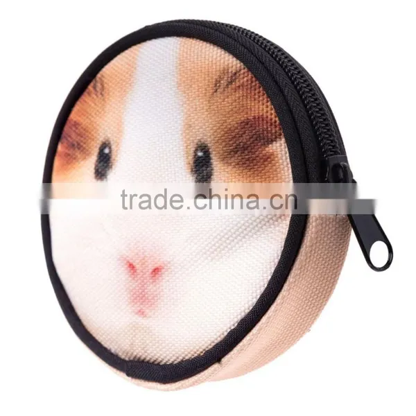 New Design Wholesale 3D Printing Emoji Custom Animal Coin Purse photo-2