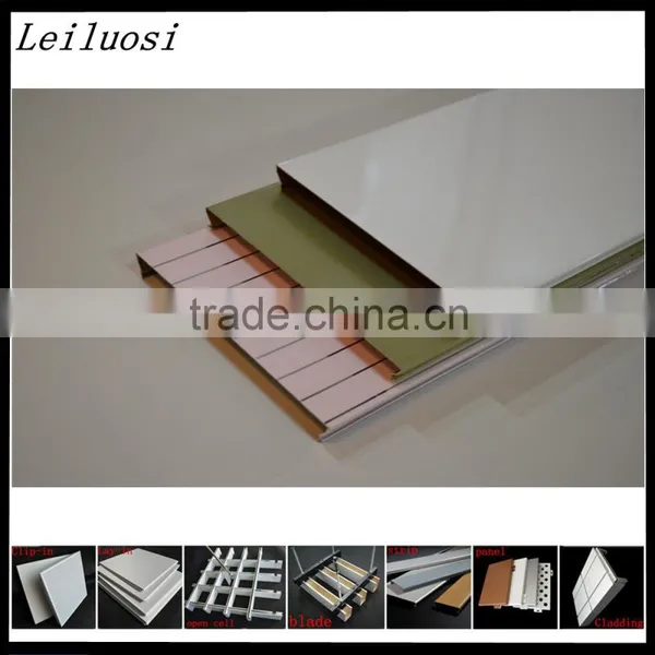 2016 Fashionable New Type Bathroom Metal Ceiling Finishes