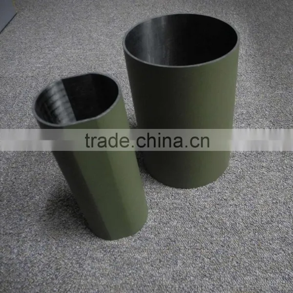 Carbon Fiber Tube Real Filament Wound Military Green Painting Full Carbon photo-5