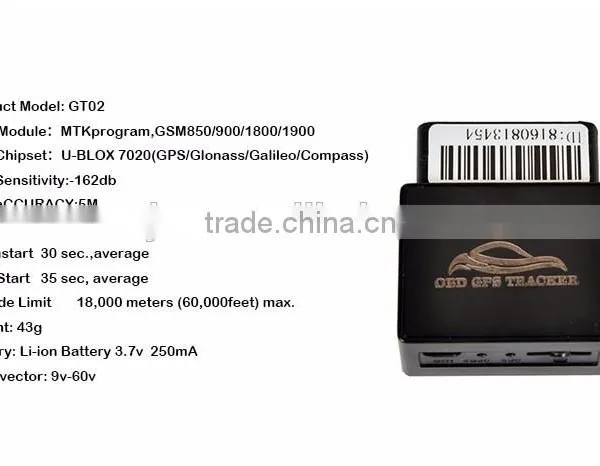 Mini Gps Tracker With Obd GT03 All Car photo-6