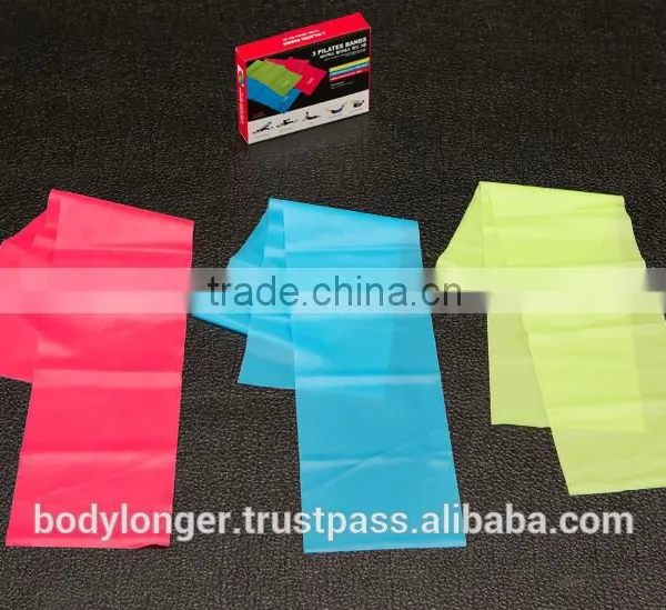 3 PILATES RESISTANCE BANDS/ Gym Equipment/ Rack photo-2