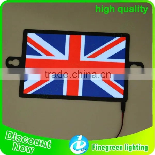 el Flashing Flag Car Sticker Led Custom Flag Car Sticker