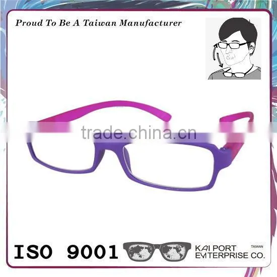Rubber Coating and Vivid Color Hang Neck Reading Glasses photo-5