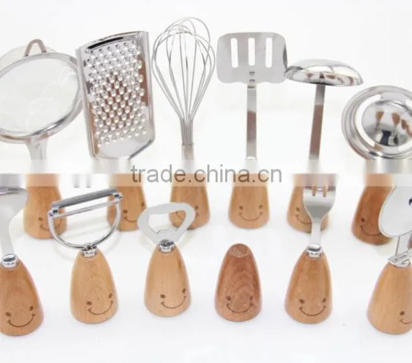 Wholesale South Korea Kitchenware Set Wooden Handle photo-4