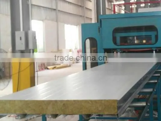 Good Quality Fireproof Roch Wool Sandwich Panel photo-3