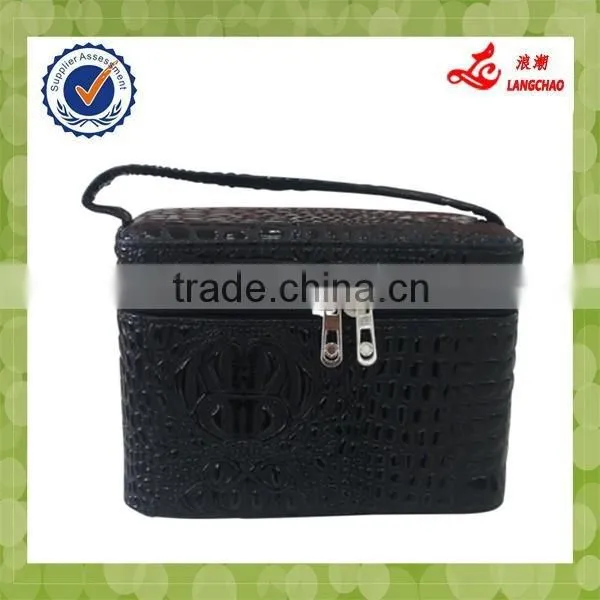 Wholesale Classical Promotional Fashion Case Make Up PU Cosmetic Bag photo-4